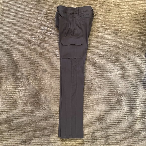 Fabulous Womans Brown Stretch Skinny Cargo pants Japanese Brand 22 Octobre Sz.4 - Picture 7 of 11